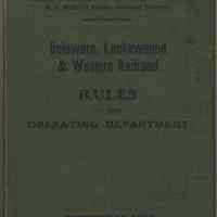 Delaware, Lackawanna & Western Railroad. Rules for the Government of Operating Department. Effective December 15, 1918.