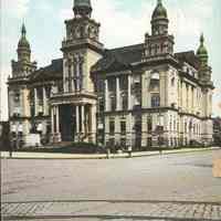 Postcard: City Hall, Jersey City, NJ