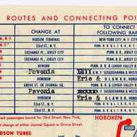          detail table of Routes and Connecting Points
   