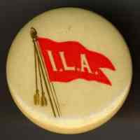 Button pin with International Longshoremen