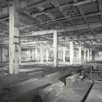 Digital image of B+W photo of former Maxwell House Coffee plant interior, Process Building, basement, Hoboken, 2003.