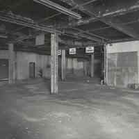 Digital image of B+W photo of former Maxwell House Coffee plant interior, Soluble Building, 1st floor, Hoboken, 2003.