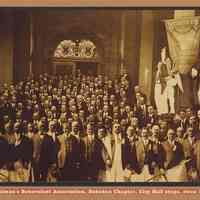 Sepia-tone photo of Hoboken Patrolmen