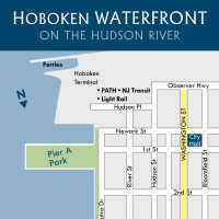          Panels for 5 information kiosks installed 2012 by HHM, Hoboken south waterfront, Open River Program. picture number 15
   