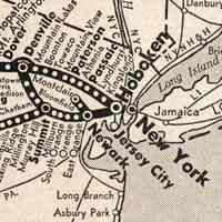          detail map pg [9] right: New York City & Hoboken area of large map
   