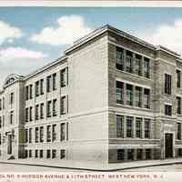Postcard: Public School No. 5, West New York, NJ