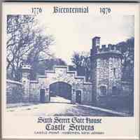 Ceramic commemorative tile, 1776-1976 Bicentennial, Sixth Street Gate House, Castle Stevens, Castle Point, Hoboken, New Jersey, [1976.]