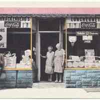 Postcard: Schnackies. Published by Susan Tiscornia, copyright 1984. (Hoboken.)