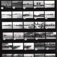          Digital images of ten B+W contact sheets with 313 images of the Hoboken waterfront, Hoboken, circa 1987. picture number 11
   