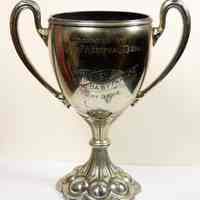 Double-handled silver-gilt loving cup for "Hoboken Baby Parade, Sept. 9, 1914."