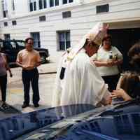          Photo 2: blessing; Adams St. north of 7th St. near Citadel garage entrance
   