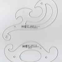 Irregular (french) curves, set of 29, 57 1005 (old 1860S), made by Keuffel & Esser Co., n.d., ca. 1960-1968.