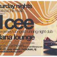 Handbill for Lana Lounge, 90-92 River Street, Hoboken, (2007).