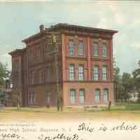 Postcard: High School, Bayonne, NJ