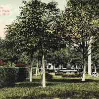 Postcard: West Hoboken Park, West Hoboken, NJ