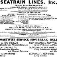          reference image of Seatrain Lines June 1952 advertisement.
   