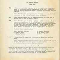          enclosure 1, pg [1] of 10: St. Matthew's history 1858-1983
   