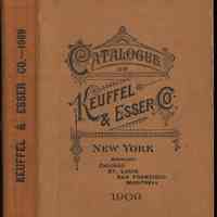 Catalogue of Keuffel & Esser Co., New York; 33rd edition. 1909.