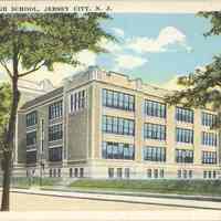 Postcard: Lincoln High School, Jersey City, NJ