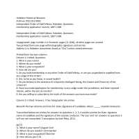          Independent Order of Odd Fellows, Hoboken, Questions; membership application records, 1897-1938. picture number 4
   