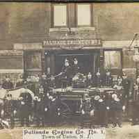 Postcard: Palisade Engine Co., Union Hill, NJ