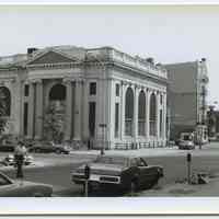 B+W photo of the southeast corner of Hudson & Newark Sts., Hoboken, Nov. 18, 1979.