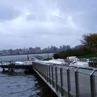 Color photos, 10, of Hurricane Sandy waterfront flooding & damage, Hoboken, Oct. 30, 2012.