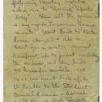          pg [8] pencil notes by a woman regarding the day's activities
   