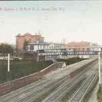 Postcard: Central RR, Jersey City, NJ