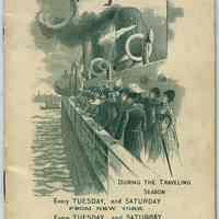 Booklet: Sailings During the Traveling Season. The North German Lloyd Steamship Co. (Issued by Oelrichs & Co., N.Y., n.d., ca. 1891-1892.)