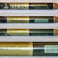Promotional advertising novelty: Venus School Pencil case. American Lead Pencil Co., Hoboken, N.J. N.d., ca. 1930-1950.