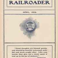 Railroader, The. Vol. XIV, No. 4, April, 1904. Published by the Rail Road Department, Young Men