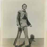 Sinatra photo: Frank Sinatra in costume for film "The Bribe,"; studio publicity still, L.A. or Hollywood, Feb. 16, 1949.