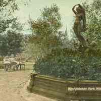 Postcard: West Hoboken Park, West Hoboken, NJ