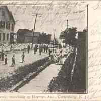 Postcard: Herman Ave., Guttenberg, NJ
