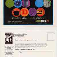 Postcard: Hoboken Artists Studio Tour, Sunday Oct. 21, 2007.