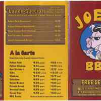 Menu: Joey