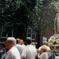          Photo 6: St. Ann statue being carried in procession; 723 & 725 Adams St.
   