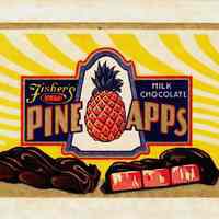          4: Fisher's Pine Apps, Milk Chocolate, rectangular label
   