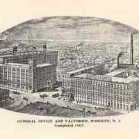          detail pg v: General Office & Factories, Hoboken, N.J. Completed 1907.
   