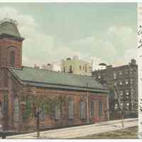Postcard: First Presbyterian Church, Hoboken, N.J. No date, circa 1901-1907; unposted.