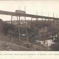 Postcard: Trolley, Hoboken, NJ