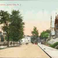 Postcard: Summit Ave., Jersey City, NJ