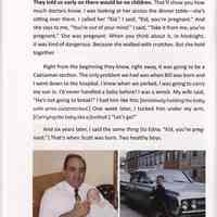          pg 16 Kid, you're pregnant; photos: Patsy, 2nd son Scott, 1966; Bill Freda
   