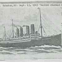 Postcard: Kaiser Wilhelm II, Sept. 1905.