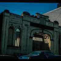          Color slide of eye-level view of brick façade on the Department of Street Cleaning building at 120 Jackson between 1st & 2nd picture number 1
   