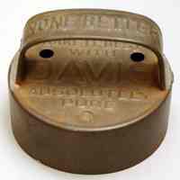 Biscuit cutter: Davis Baking Powder, no date, ca. 1910