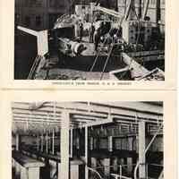 Eight printed black-and-white photographic views of the U.S.S. Siboney, no place, no date, ca. 1917-1919.