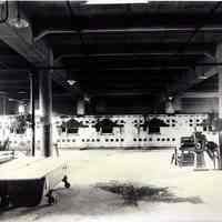 Sepia-tone photo of bread baking ovens at John Schmalz