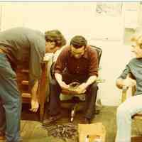 Digital scan of color photo of Bethlehem Steel Hoboken Shipyard, Hoboken, no date, circa 1970-1980.